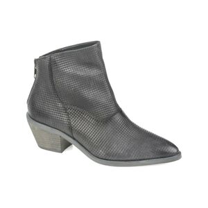 Journee Collection Signature Cassie Ankle Bootie Grey Leather 7